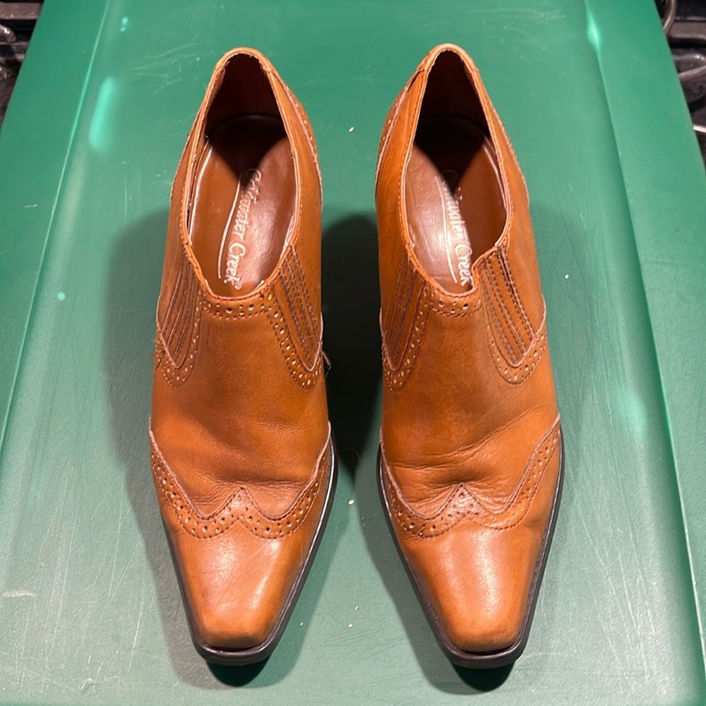 Coldwater Creek Western Style Leather Boots Size 7.5